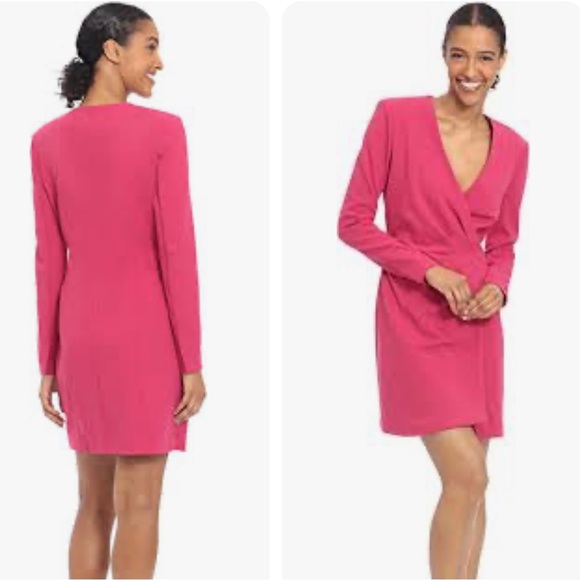 Donna Morgan Mini Tuxedo Dress - Picture 3 of 16